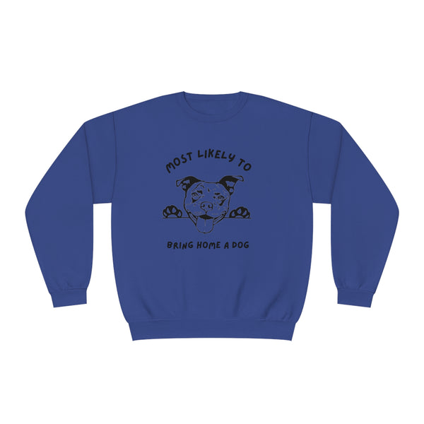 Most Likely to Bring Home a Dog Sweatshirt