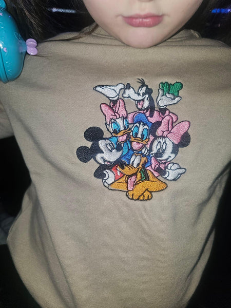 Mickey & Friends Embroidered Sweatshirt