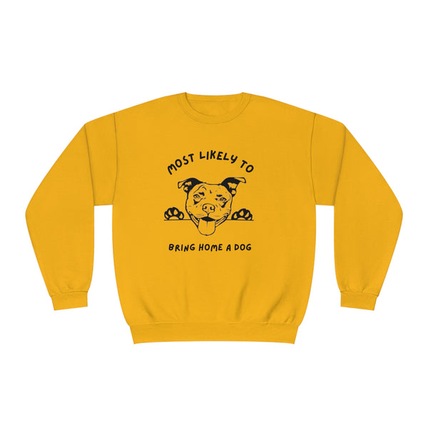 Most Likely to Bring Home a Dog Sweatshirt