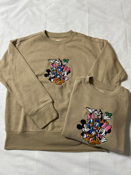 Mickey & Friends Embroidered Sweatshirt
