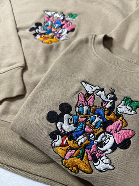 Mickey & Friends Embroidered Sweatshirt