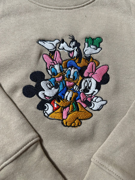 Mickey & Friends Embroidered Sweatshirt