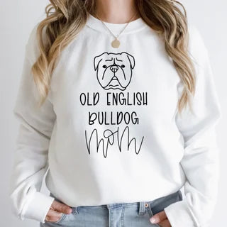 Old English Bulldog Mom Sweatshirt