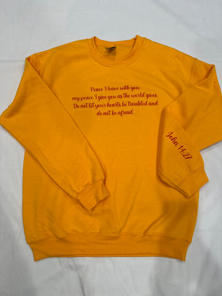 John 14:27 Sweatshirt