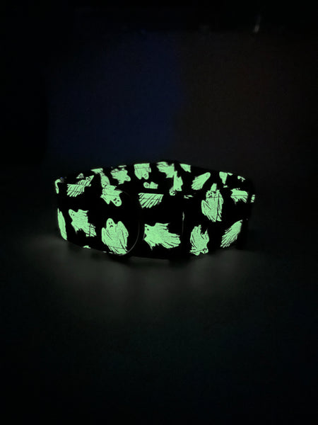 Black Ghost Dog Collar