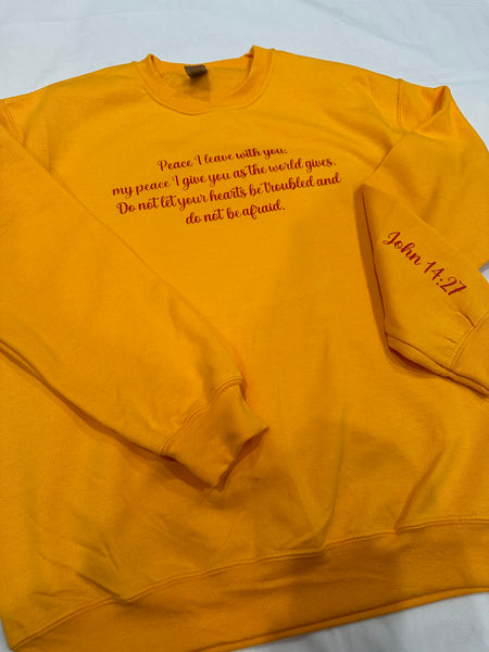 John 14:27 Sweatshirt