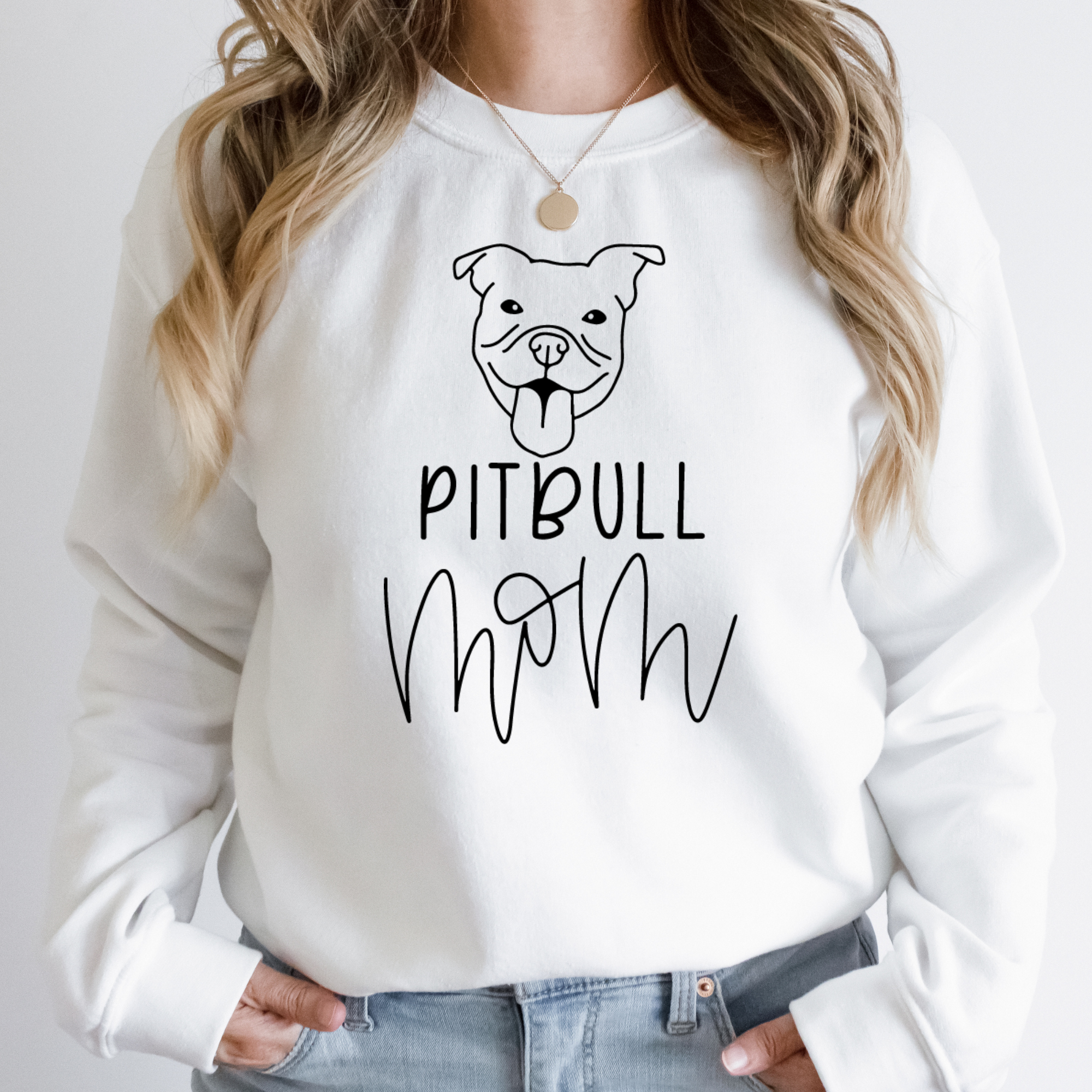 Pitbull Mom Sweatshirt