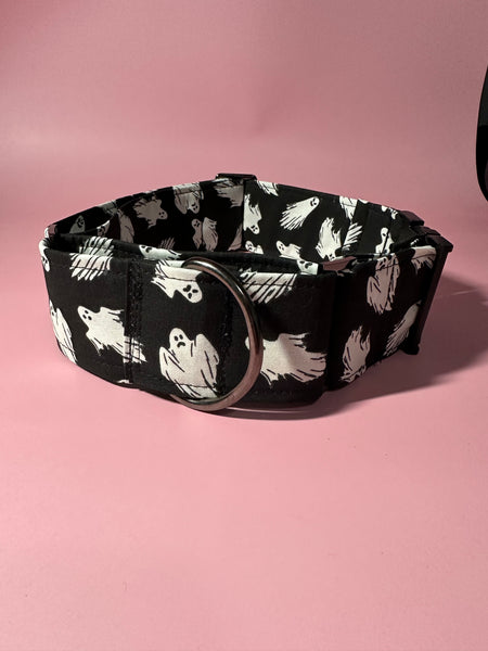 Black Ghost Dog Collar