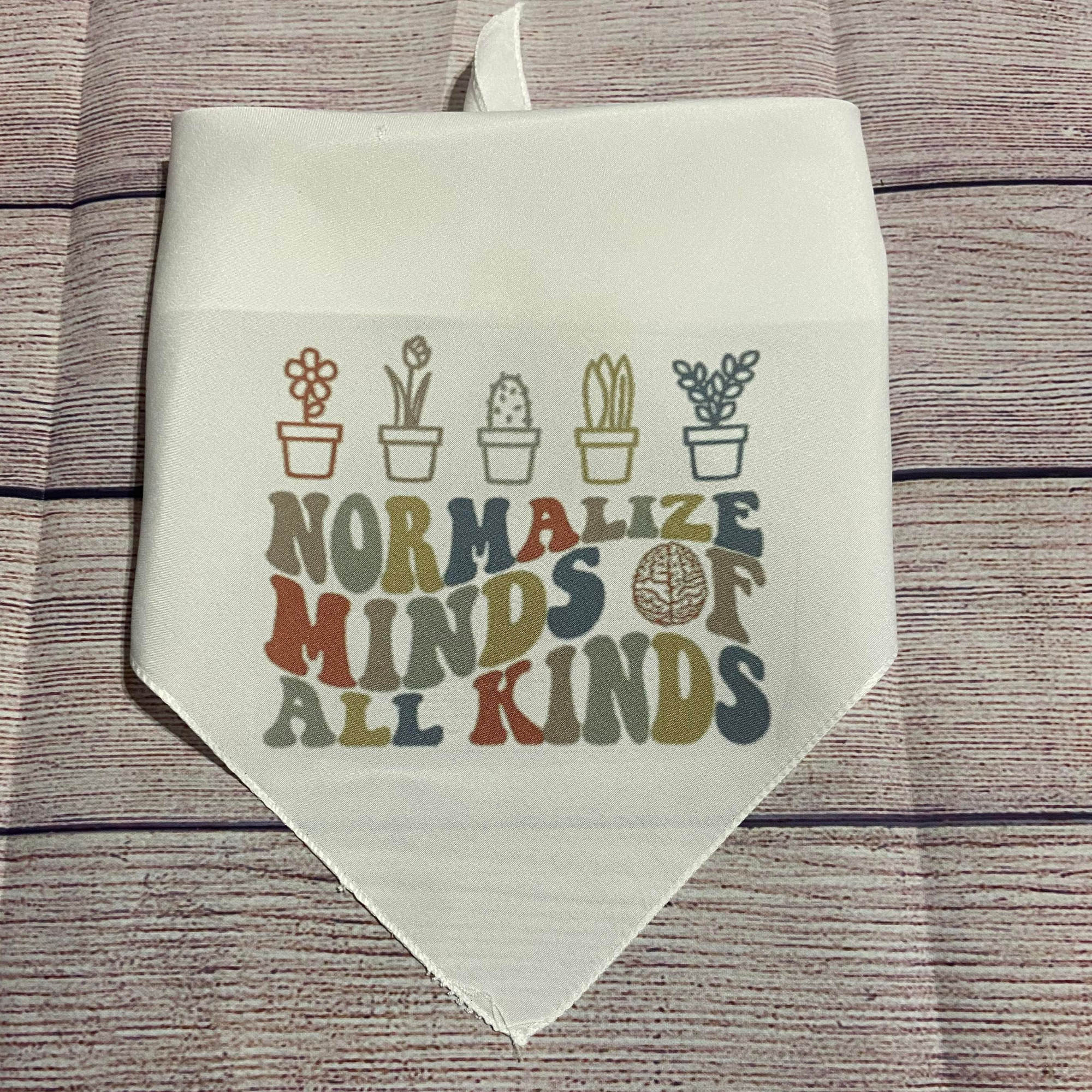Normalize Minds Of All Kinds Pet Bandana